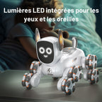 Robot Chien Q193™ — 8 Roues Motrices, Piloté d'un Geste de la Main