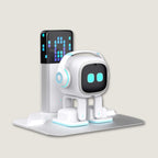EMO (Blanc) - Robot IA Intelligent & Compagnon de Bureau Interactif