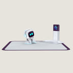 EMO (Blanc) - Robot IA Intelligent & Compagnon de Bureau Interactif
