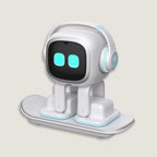 EMO (Blanc) - Robot IA Intelligent & Compagnon de Bureau Interactif