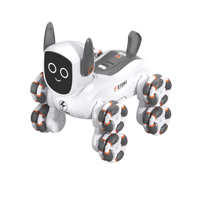 Robot Chien Q193 - 8 Roues Motrices & Commandes Gestuelles