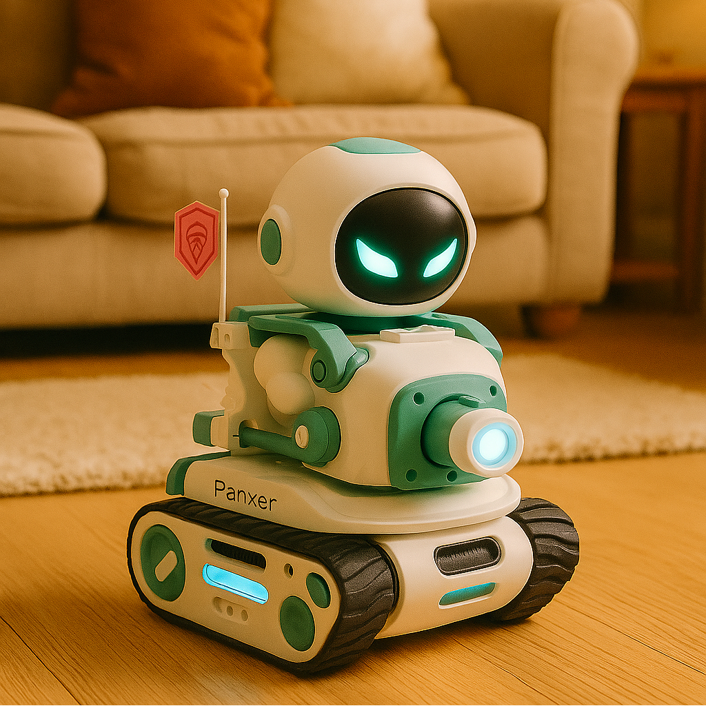 Panxer Bleu/rose – Véhicule radiocommandé pour robot Eilik