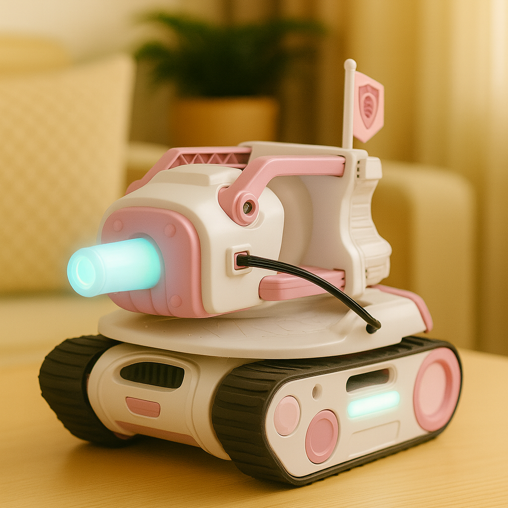 Panxer Bleu/rose – Véhicule radiocommandé pour robot Eilik