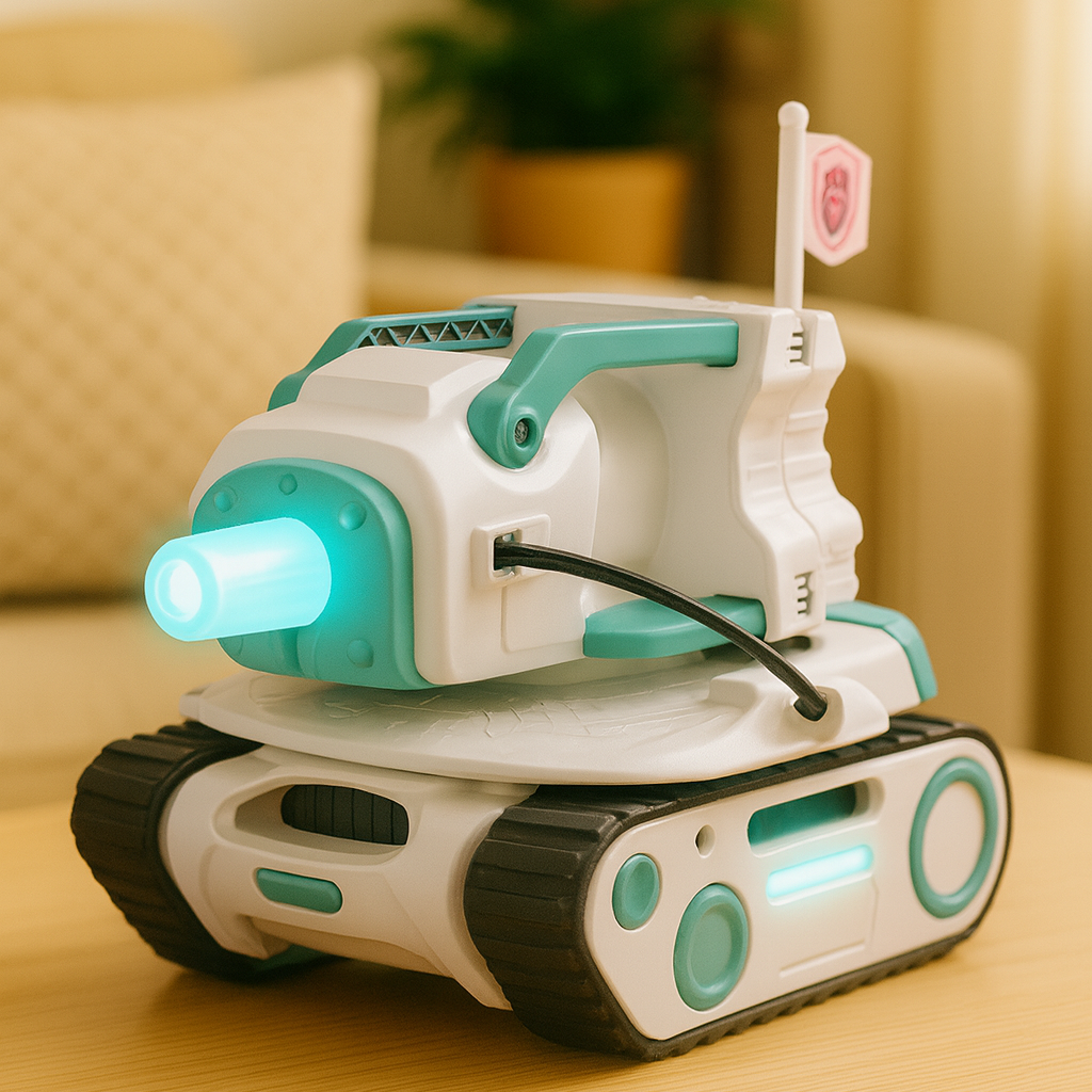 Panxer Bleu/rose – Véhicule radiocommandé pour robot Eilik