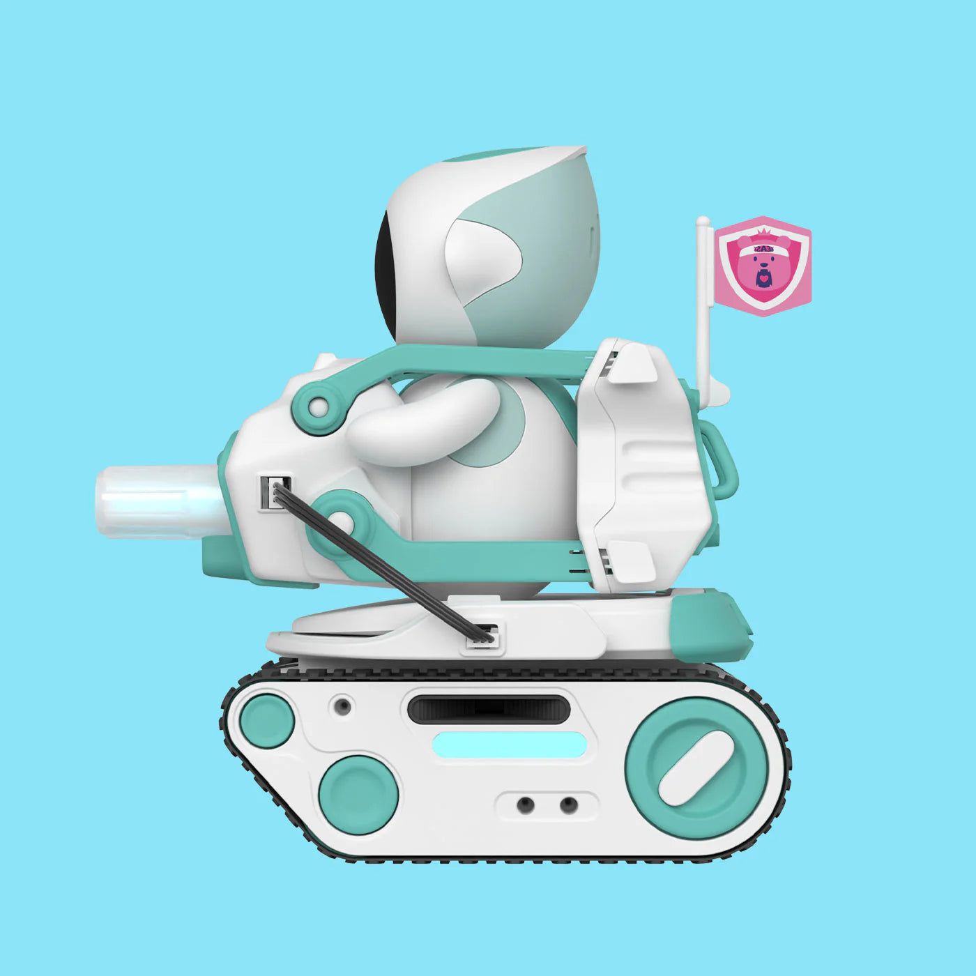 Panxer Bleu/rose – Véhicule radiocommandé pour robot Eilik