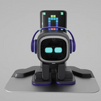 EMO (Bleu) - Robot IA Intelligent & Compagnon de Bureau Interactif