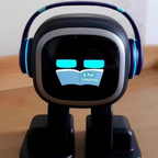 EMO (Bleu) - Robot IA Intelligent & Compagnon de Bureau Interactif
