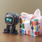 EMO (Bleu) - Robot IA Intelligent & Compagnon de Bureau Interactif