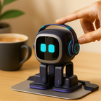 EMO (Bleu) - Robot IA Intelligent & Compagnon de Bureau Interactif